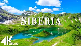 FLYING OVER SIBERIA (4K UHD) - Relaxing Music Along With Beautiful Nature Videos - 4K Video HD