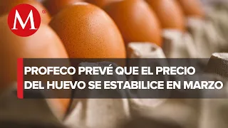 Aumento en precio del huevo es estacional; se prevé que baje hasta marzo: Profeco