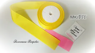 Они такие милые!!! Бантики из репсовых лент/ Канзаши/ ribbon bow making tutorial/ DIY/ kanzashi