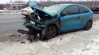 02.12.2020г - в Сокольском районе пенсионер на "Оке" спровоцировал серьезное ДТП.