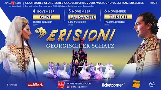 Das weltberühmte Tanz- und Gesangsensemble «Erisioni. Georgischer Schatz» in der Schweiz