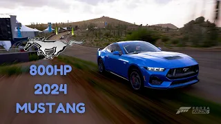 I Transformed My 2024 Mustang into an 800HP Beast in Forza Horizon 5!
