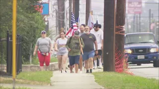 Nonprofit leads walk in SA to remember nation's fallen military and first responders