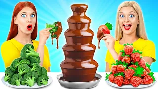 Desafío De Fuente De Chocolate | Desafío Loco por Multi DO Fun Challenge