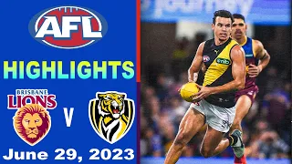 Highlights | Richmond v Brisbane Lions | AFL-Round 16, 2023