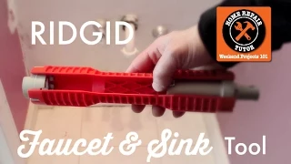 Ridgid Faucet & Sink Installer (Fast Faucet Fixes!!) -- by Home Repair Tutor