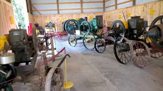 Badger Steam & Gas Engine Club Baraboo WI. 2022 (part 5) hit and miss engines, and building displays