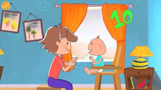 Counting Song for Babies and Toddlers - 0, 5, 10 (slow) by ELF Learning