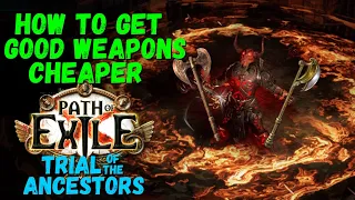 [PoE] How to get high pDPS weapons for 10-20c early in the league (works on every league)