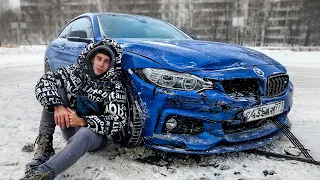 НАМ РАЗБИЛИ BMW M4. Водитель скрылся с ДТП. Помогите!