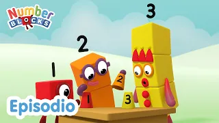 Numberblocks en Español | Episodios completos | ¡UNO, DOS, TRES!