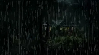 Relaxing Rain Sound On Window | 99% Instantly Fall Asleep With Rain And At Night