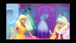 Barbie Shops with Frozen Elsa Magic Clip Doll & Polly Pocket For Clothes and Shopkins DisneyCarToys