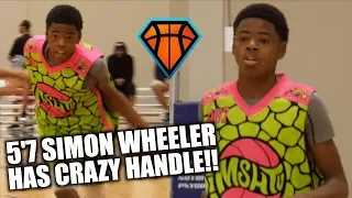 5'7 Freshman Shows CRAZY HANDLE & FINISHES at MSHTV!! | Simon Wheeler is NEXT UP in Michigan