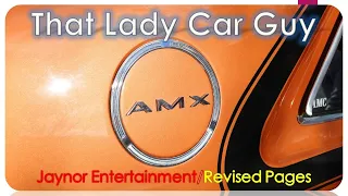 1970 AMC AMX 2-Seat Sport Car Fastback - May 2023 Favorite of the Month - That Lady Car Guy