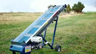 Making mobile Gas-Powered Belt Conveyor