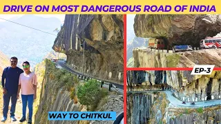 India's Most Dangerous Road NH-22 To Chitkul India's Last Village | Cooking On Campsite | Spiti EP-3