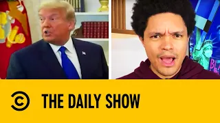 Trump Walks Out On Medal Of Freedom Ceremony | The Daily Show With Trevor Noah