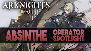 【明日方舟/Arknights】"Absinthe" Review + Demonstration - Arknights Operator Spotlight