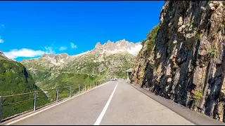 Driving the Susten Pass, Switzerland