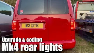 Vw caddy 2k mk4 rear lights upgrade