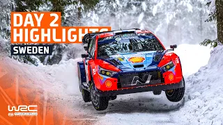 Day 2 Highlights | WRC Rally Sweden 2024