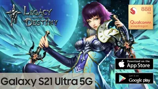 Legacy of Destiny | MMORPG | Android Gameplay | Galaxy S21 Ultra 16/512 Snapdragon 888 | MS