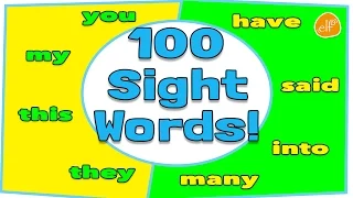 100 Sight Words Collection for Children - Dolch Top 100 Words by ELF Learning