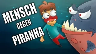 Was wäre, wenn man Piranhas einen menschlichen Körper überlässt?