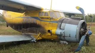 Crazy Cold Start BIG old AIRPLANE ENGINES  l ANTONOV AN-2