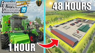 I SPENT 2 DAYS Trying to earn 💵 $1 BILLION in Farming Simulator 22...