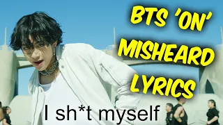 BTS 'ON' Misheard Lyrics - Try Not To Laugh