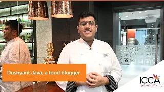 Dushyant Java, an avid food blogger | ICCA Dubai