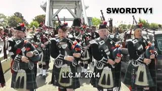 PEGASUS BRIDGE JUIN 2014 en hommage au Piper Bill Millin