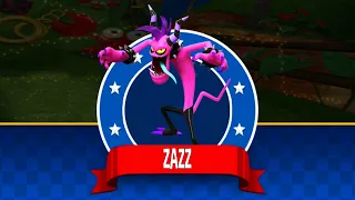 Sonic Dash - Zazz Unlocked and Fully Upgraded - All Characters Unlocked