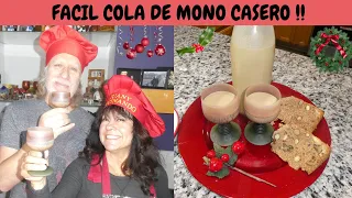 COLA DE MONO CASERO FACIL Y DELICIOSO!!!!MEJORADO!!!