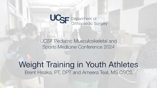 Weight Training in Youth Athletes, Concussion Vision Evaluation (Brent Hisaka, PT, DPT, UCSF)