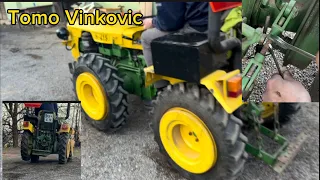Adjusting the brakes on a mini tractor Tomo Vinkovic, how to adjust the brakes properly