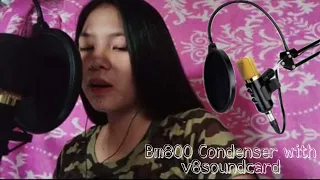 HEAVEN KNOWS (short cover) ❤️|Using Bm800 condenser mic with V8 soundCard