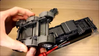 RC Siku Schmitz Cargobull Half Pipe Trailer Build Part 1 - Disassembly and Motor Mounting Ideas