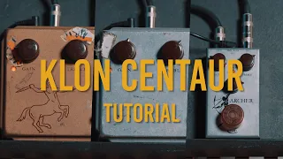 KLON Centaur　tutorial