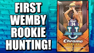 WEMBANYAMA HUNTING! | 2022-23 Bowman Chrome University Hobby Box Review