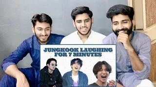 JUNGKOOK LAUGHING FOR 7 MINUTES    || REACTION ||  @3HEntertainer15​