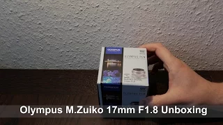 Unboxing: Olympus M.Zuiko 17mm F1.8 [ 4K UHD ] (Deutsch)