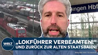 BAHNSTREIK: Tübingens Oberbürgermeister Boris Palmer sauer! So soll die Politik den Streik beenden!