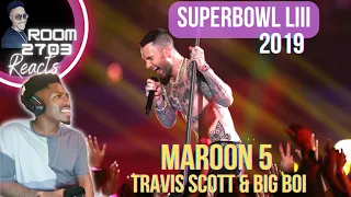 Superbowl LIII 2019 Halftime Show Reaction - Maroon 5, Travis Scott & Big Boy 😎