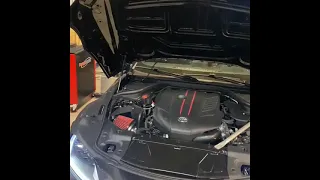 bigboost turbo kit firts pass 555whp on a hub dyno ...more to come!