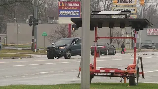 Shooting, crash closes Garden City intersection