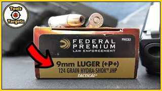 Old Faithful or Just Old News?...9MM Federal Premium Hydra Shok +P+ Self-Defense AMMO Test!