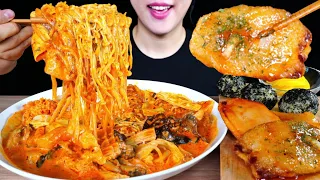 ASMR MUKBANG | ROSE Mala Xiang Guo & guobaorou EATING SOUNDS 꾸덕한 로제 마라샹궈에 쫀득한 꿔바로우로 꿀조합 리얼사운드 먹방!